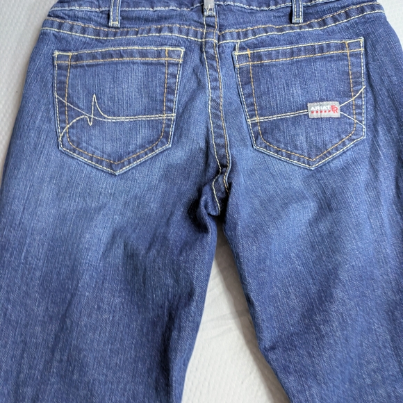 Ariat FR Work Jeans Womens 27R Blue Denim Mid Rise Bootcut Flame Resistant - Picture 10 of 12